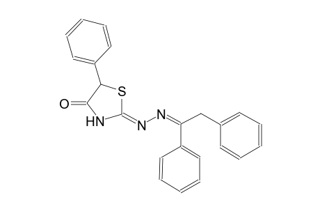 4-thiazolidinone, 2-[(2Z)-2-(1,2-diphenylethylidene)hydrazono]-5-phenyl-, (2Z)-