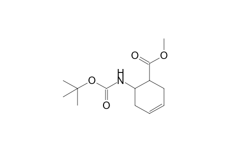 Methyl 6-[(t-butoxycarbonyl)amino]cyclohex-3-ene-1-carboxylate