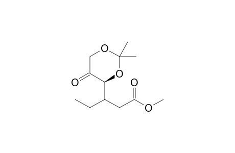 Methyl (3S/R,4S)-3-(2,2-Dimethyl-5-oxo-1,3-dioxane-4-yl)pentanoate