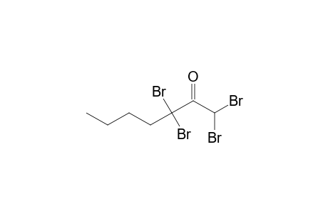 1,1,3,3-Tetrabromo-2-heptanone