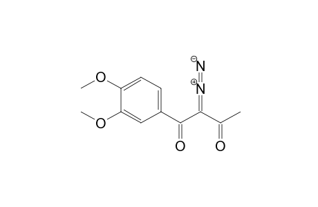 2-diazo-1-(3,4-dimethoxyphenyl)-1,3-butanedione