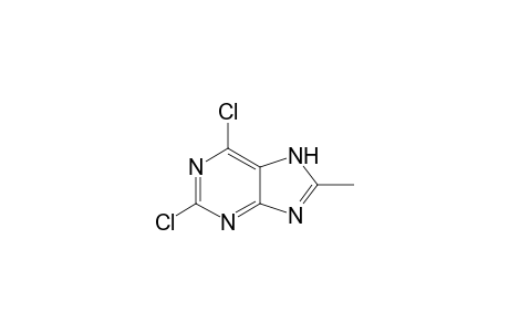 2,6-bis(chloranyl)-8-methyl-7H-purine