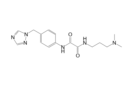 ethanediamide, N~1~-[3-(dimethylamino)propyl]-N~2~-[4-(1H-1,2,4-triazol-1-ylmethyl)phenyl]-