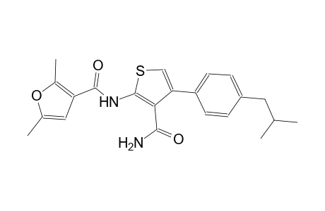 N-[3-(aminocarbonyl)-4-(4-isobutylphenyl)-2-thienyl]-2,5-dimethyl-3-furamide