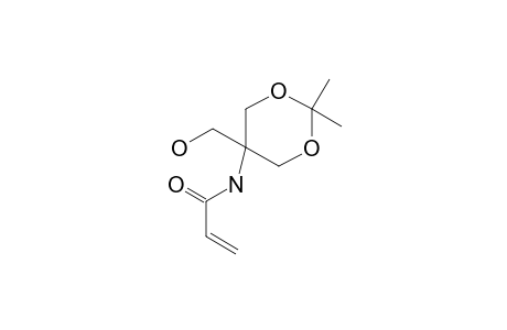 N-(2,2-dimethyl-5-methylol-1,3-dioxan-5-yl)acrylamide