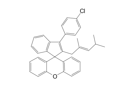Spiro[xanthene-9,1'-3'-(4-chlorophenyl)-2'-(2,4-dimethylpent-2-en-3-yl)indene]