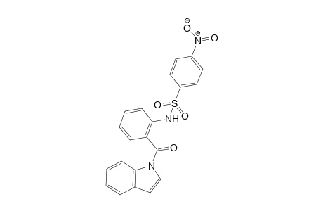 N-(2-(1H-indole-1-carbonyl)phenyl)-4-nitrobenzenesulfonamide