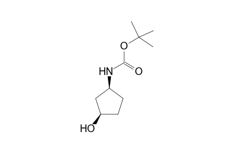 N-[(1S,3R)-3-hydroxycyclopentyl]carbamic acid tert-butyl ester
