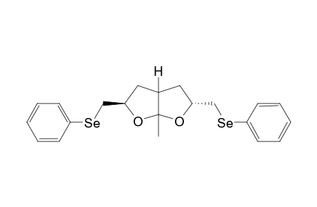 (2R,5R)-6a-Methyl-2,5-bis[(phenylseleno)methyl]hexahydrofuro[2,3-b]furan