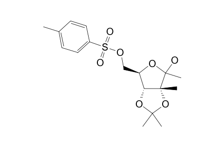 1-DEOXY-3,4-O-ISOPROPYLIDENE-3-C-METHYL-6-O-PARA-TOLYLSULFONYL-D-PSICOFURANOSE;ANOMER-A