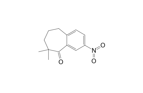 6,6-Dimethyl-3-nitro-8,9-dihydro-7H-benzocyclohepten-5-one