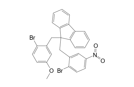 9-[(2-Bromo-5-methoxyphenyl)methyl]-9-[(2-bromo-5-nitrophenyl)methyl]fluorene