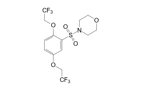 4-{[2,5-bis(2,2,2-trifluoroethoxy)phenyl]sulfonyl}morpholine
