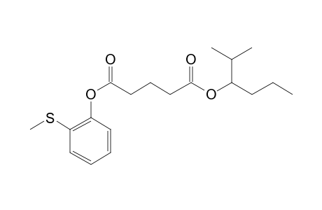 Glutaric acid, 2-methylhex-3-yl 2-(methylthio)phenyl ester