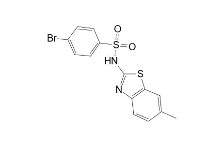 4-Bromo-N-(6-methyl-1,3-benzothiazol-2-yl)benzenesulfonamide