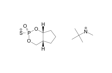 3.alpha.-Thioxo-3.beta.-oxo-cis-2,4-dioxa-3-phosphabicyclo-[4.3.0]-nonane-N-methyl-tert.-butyl-ammoniumsalt