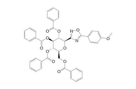 5-(PARA-METHOXYPHENYL)-3-C-(2,3,4,6-TETRA-O-BENZOYL-BETA-D-GLUCOPYRANOSYL)-1,2,4-OXADIAZOLE