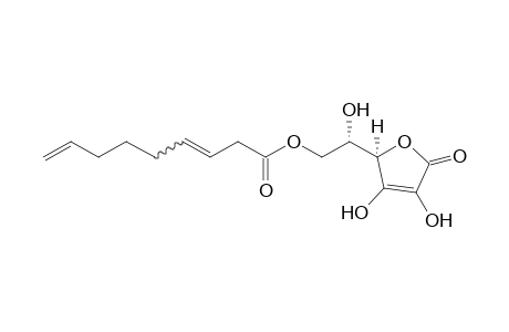 [(2S)-2-[(2R)-3,4-Dihydroxy-5-oxo-2,5-dihydrofuran-2-yl]-2-hydroxyethyl]nona-3,8-dienoate