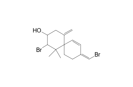 (3Z)-10-bromo-3-(bromomethylidene)-11,11-dimethyl-7-methylidenespiro[5.5]undec-4-en-9-ol