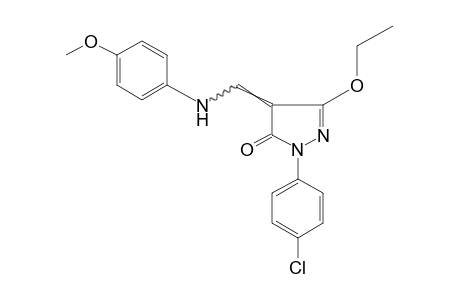 4-[(p-ANISIDINO)METHYLENE]-1-(p-CHLOROPHENYL)-3-ETHOXY-2-PYRAZOLIN-5-ONE