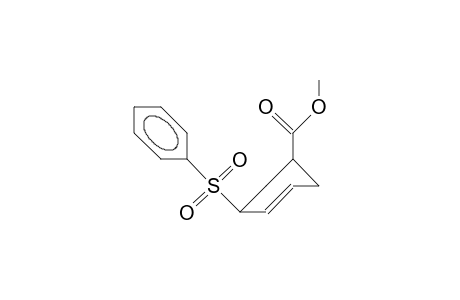 (E)-5-Phenylsulfonyl-3-cyclohexene-1-carboxylic acid, methyl ester