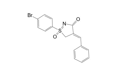 (Z)-4-Benzylidene-1-(4-bromophenyl)-4,5-dihydro-3H-1.lambda.6-isothiazol-3-one-1-oxide