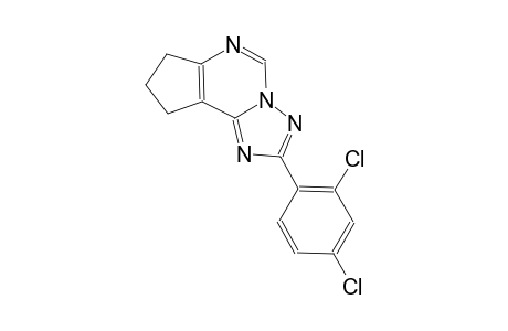 7H-cyclopenta[e][1,2,4]triazolo[1,5-c]pyrimidine, 2-(2,4-dichlorophenyl)-8,9-dihydro-