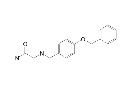 2-{[4-(Benzyloxy)benzyl]amino}acetamide