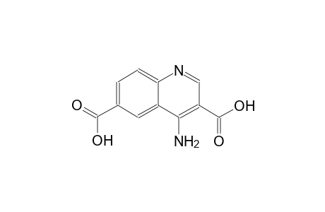 3,6-quinolinedicarboxylic acid, 4-amino-