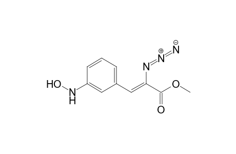 2-Propenoic acid, 2-azido-3-[3-(hydroxyamino)phenyl]-, methyl ester, (Z)-
