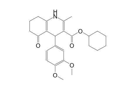 cyclohexyl 4-(3,4-dimethoxyphenyl)-2-methyl-5-oxo-1,4,5,6,7,8-hexahydro-3-quinolinecarboxylate