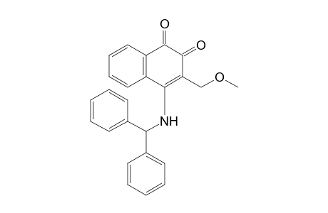 4-[(Diphenylmethyl)amino]-3-(methoxymethyl)-1,2-naphthalenedione