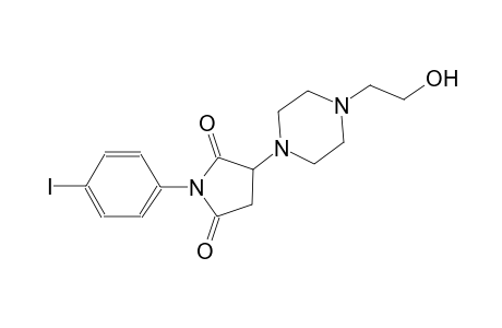 3-[4-(2-Hydroxyethyl)-1-piperazinyl]-1-(4-iodophenyl)-2,5-pyrrolidinedione