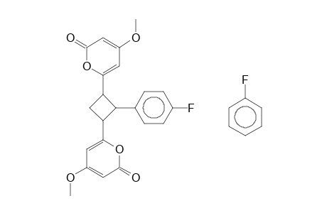 CYCLOBUTANE, R-1,T-3-BIS(4-METHOXY-2-OXO-2H-PYRAN-6-YL)-C-2,T-4-BIS(4-FLUOROPHENYL)-