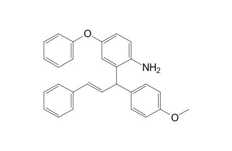 (E)-2-[1-(4-methoxyphenyl)-3-phenylallyl]-4-phenoxyaniline