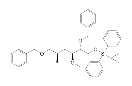 (2R,3S,5R)-2,6-Dibenzyloxy-1-(tert-butyldiphenylsilyl)oxy3-methoxy-5-methylhexane