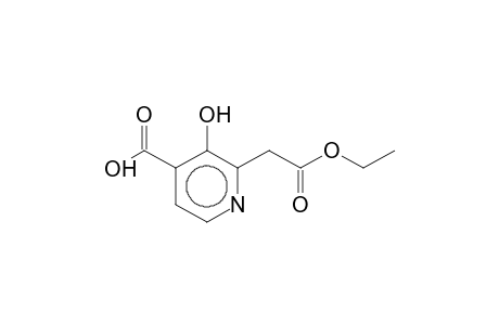 2-(2-Ethoxy-2-keto-ethyl)-3-hydroxy-isonicotinic acid