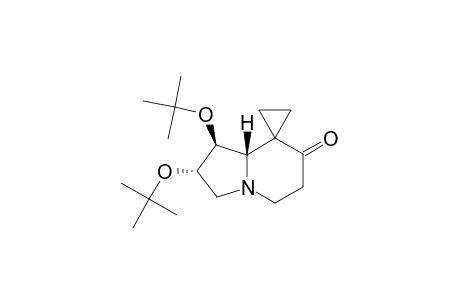 (ANTI)-(1'S,2'S,8A'S)-1',2'-DI-TERT.-BUTOXY-7'-OXOHEXAHYDROSPIRO-[CYCLOPROPANE-1-8'(5'H)-INDOLIZINE]