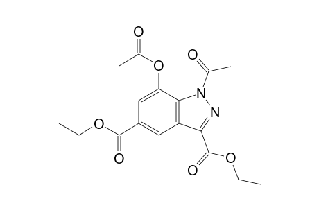 Diethyl N'-Acetyl-7-acetoxyindazole-3,5-dicarboxylate