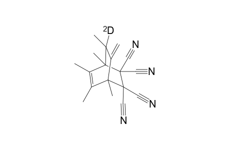 7-[2H1]-1,4,5,6,7-Pentamethyl-8-methylenebicyclo-[2.2.2]oct-5-en-2,2,3,3-tetracarbonitrile