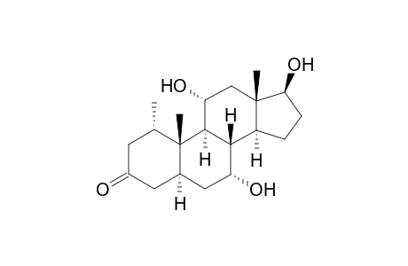 (1-alpha,5-alpha,11-alpha,17-beta)-11,17-dihydroxy-1-methylandrostane-3-one