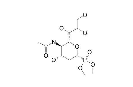 DIMETHYL-(4-ACETAMIDO-2,4-DIDEOXY-D-GLYCERO-ALPHA-D-GALACTOOCTOPYRANOSYL)-PHOSPHONATE