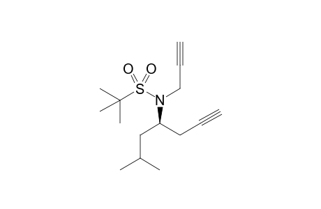 (4R)-N-(tert-Butanesulfonyl)-N-(2-propyl)-2-methylhept-6-yn-4-amine