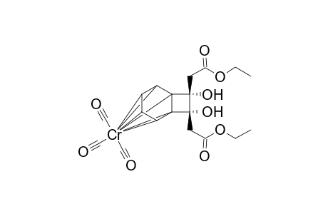 (1R,2S) Tricarbonyl(.eta.6-1,2-di-exo-ethoxycarbonylmethylene-1,2-di-endo-hydroxybenzocyclobutene)chromium(0)