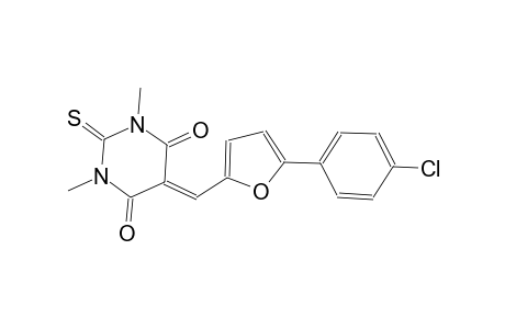 5-{[5-(4-chlorophenyl)-2-furyl]methylene}-1,3-dimethyl-2-thioxodihydro-4,6(1H,5H)-pyrimidinedione