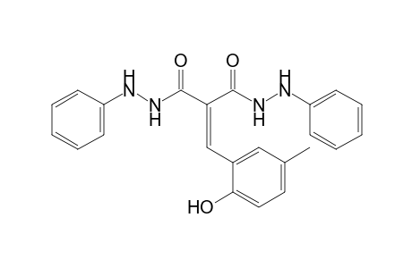 (2-hydroxy-5-methylbenzylidene)malonic acid, bis(phenylhydrazide)