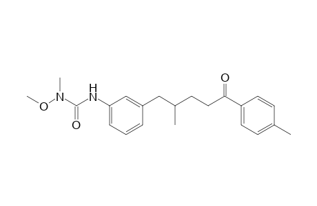 Urea, N-methoxy-N-methyl-N'-[3-[2-methyl-5-(4-methylphenyl)-5-oxopentyl]phenyl]-