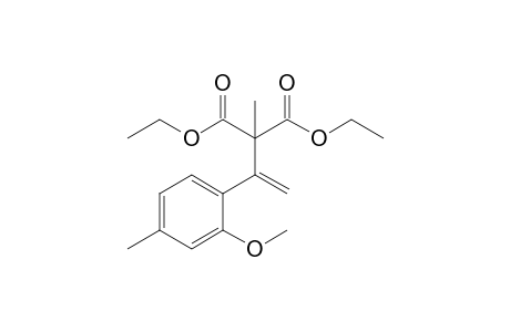 2-[1-(2-methoxy-4-methyl-phenyl)vinyl]-2-methyl-malonic acid diethyl ester