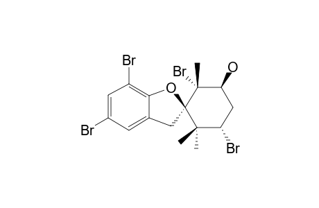 2',5,5',7-TETRABROMO-2',6',6'-TRIMETHYLSPIRO-[BENZOFURAN-2(3H)-1'-CYCLOHEXAN]-3'-0L