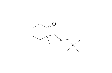 Cyclohexanone, 2-methyl-2-[3-(trimethylsilyl)-1-propenyl]-, (E)-